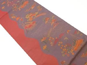 茶屋辻模様織出し袋帯